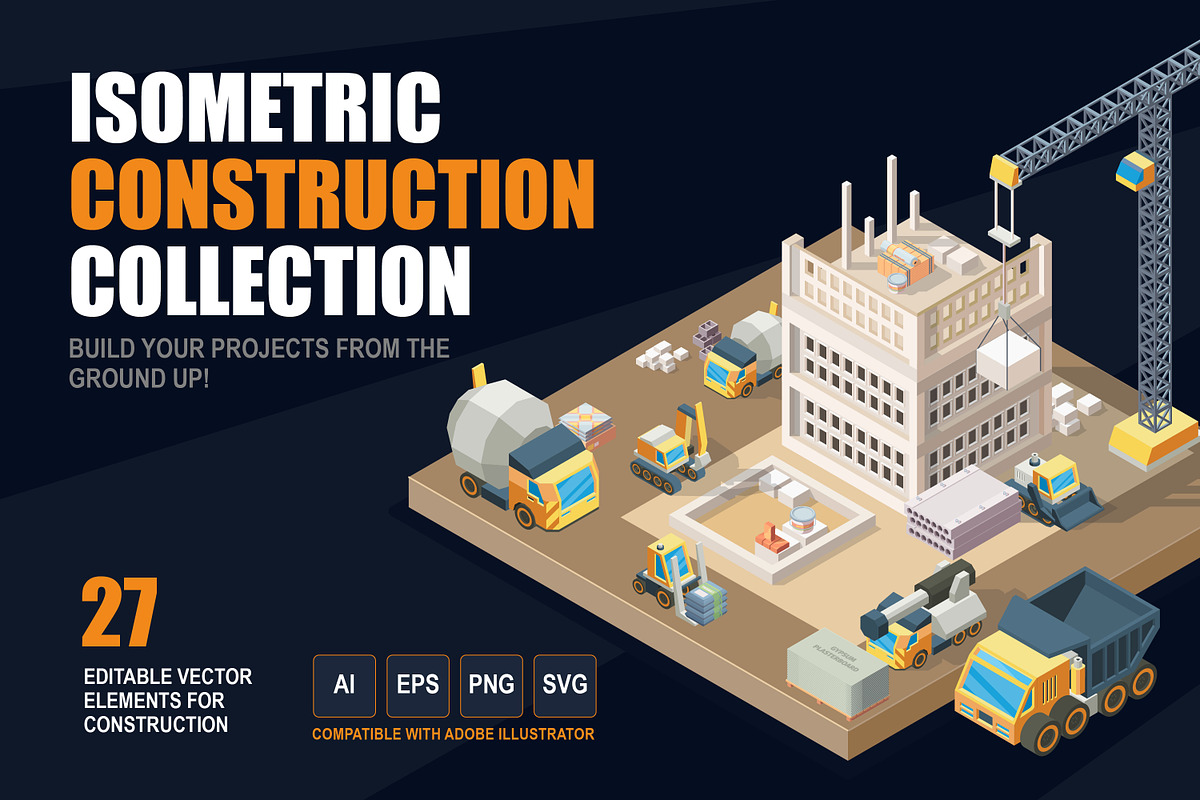 Construction Asset Collection, an Object Graphic by Multigon (Photo 1 of 6)