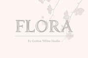 Flora, a Serif Font by Sofia Skoog (Thumbnail 1 of 10)