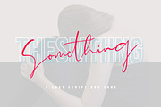 The Something Font Duo, a Handwritten Font by supfonts (Thumbnail 1 of 6)