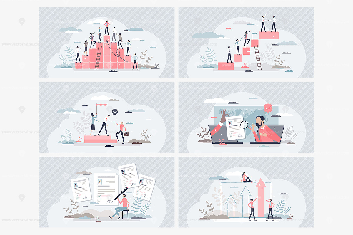 18 Human Resources V2 Concepts, a Person Illustration by VectorMine (Photo 3 of 8)