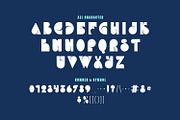 Alatice Futuristic Display Font, a Sans Serif Font by Maulana Creative (Thumbnail 7 of 7)