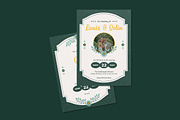 Elegant Wedding Invitation Template, an Invitation Template by iDoodle Studio (Thumbnail 2 of 3)