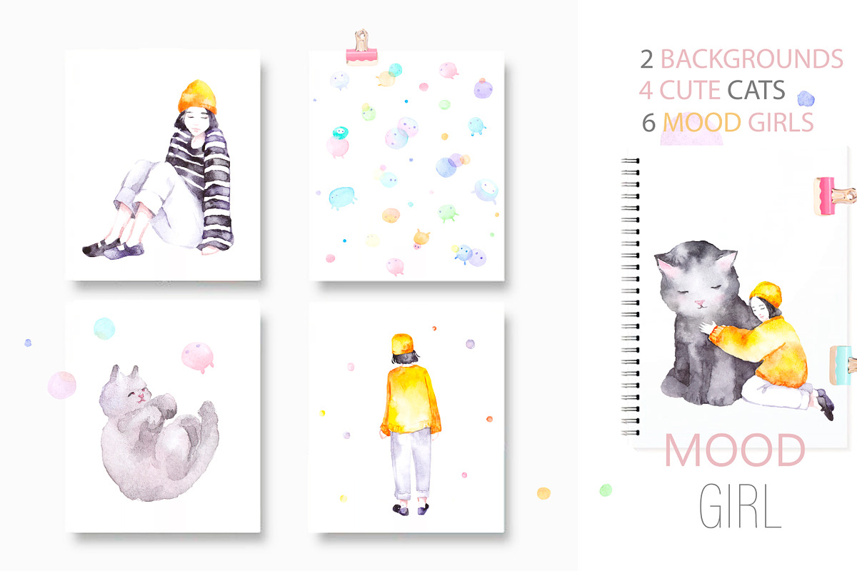 Mood girl, an Animal Illustration by Knysh Ksenya (Photo 2 of 7)