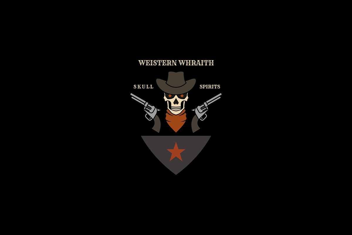 Cowboy Skull Badge Logo Set, a Branding & Logo Template by Artnivora.Std (Photo 2 of 6)