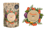 Vector vegetables, a Food Illustration by TashaDraw (Thumbnail 2 of 13)