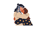 Lgbt love couples kissing set, a Person Illustration by Good Studio (Thumbnail 3 of 11)