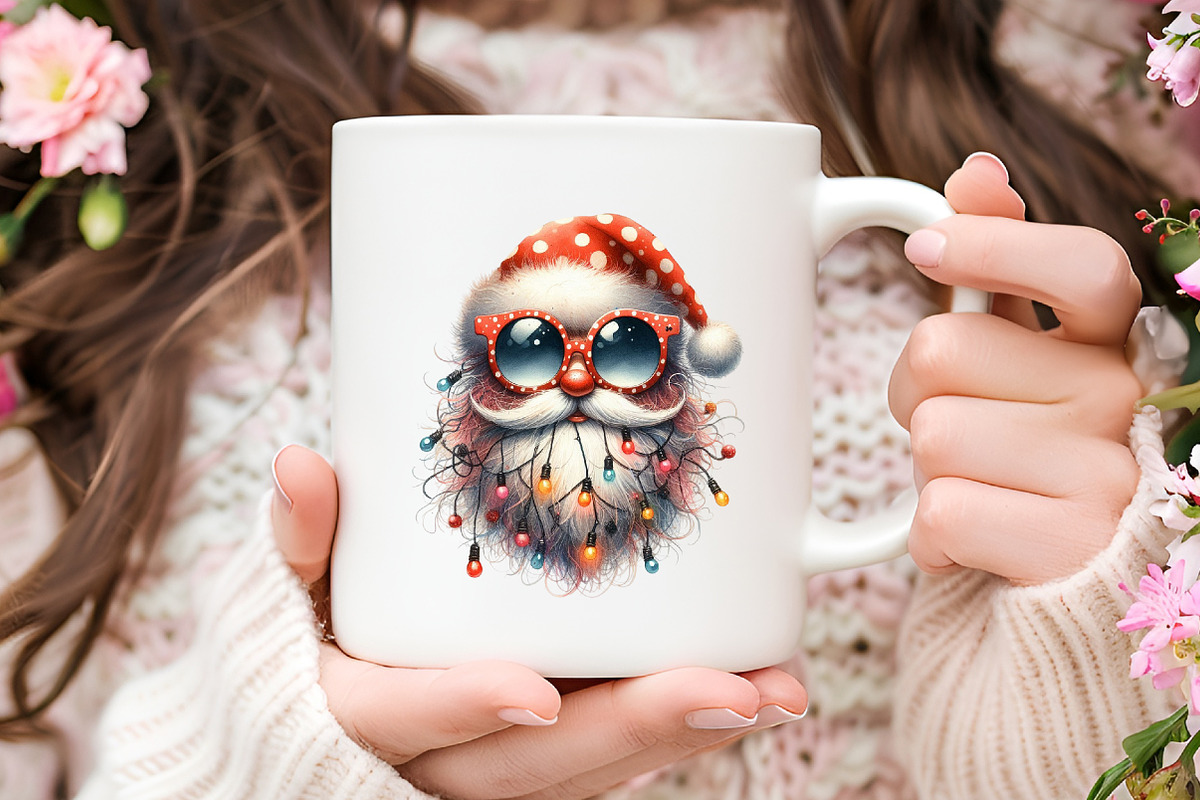 Quirky Santa & Reindeer Christmas Cl, an Illustration by RobertsArt (Photo 6 of 7)