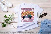 Retro Christmas Sublimation Bundle, a Decorative Illustration by DiamondShop (Thumbnail 17 of 20)