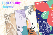 Abstract Leaves Background, a Background Graphic by Digital Studio (Thumbnail 4 of 5)