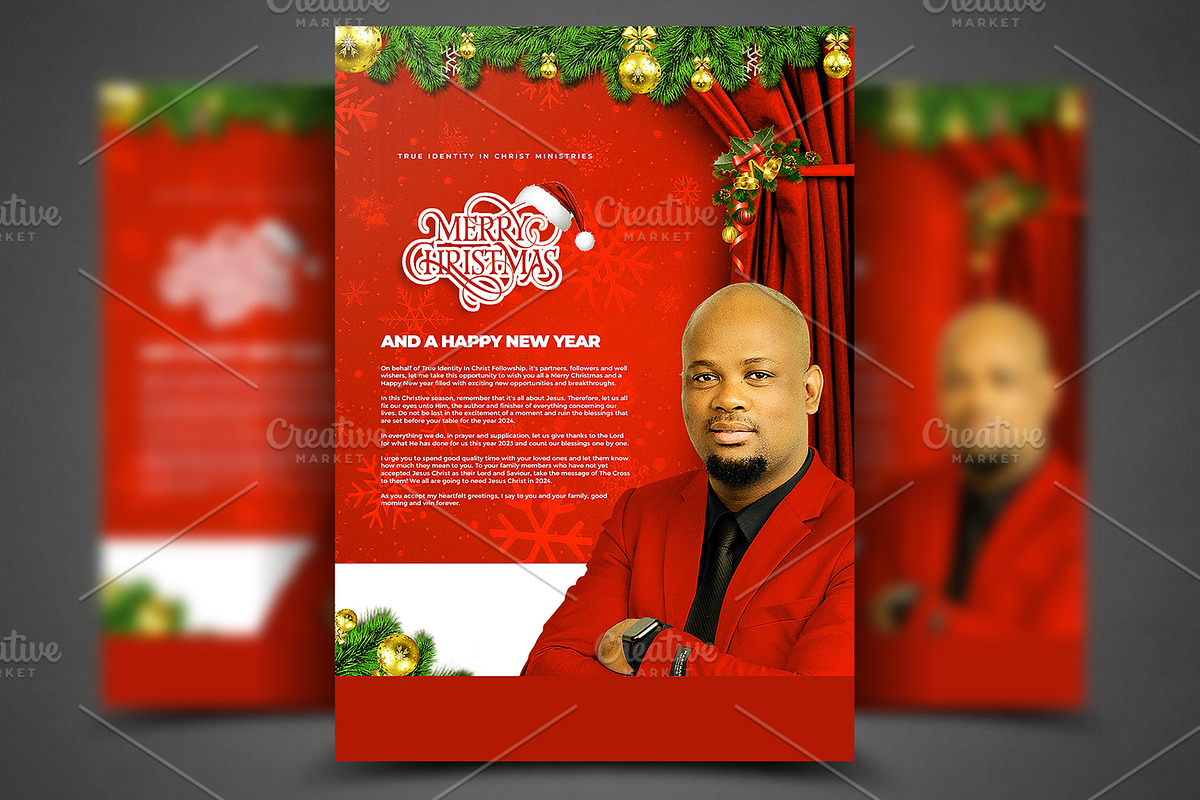 Christmas Church Flyer Template