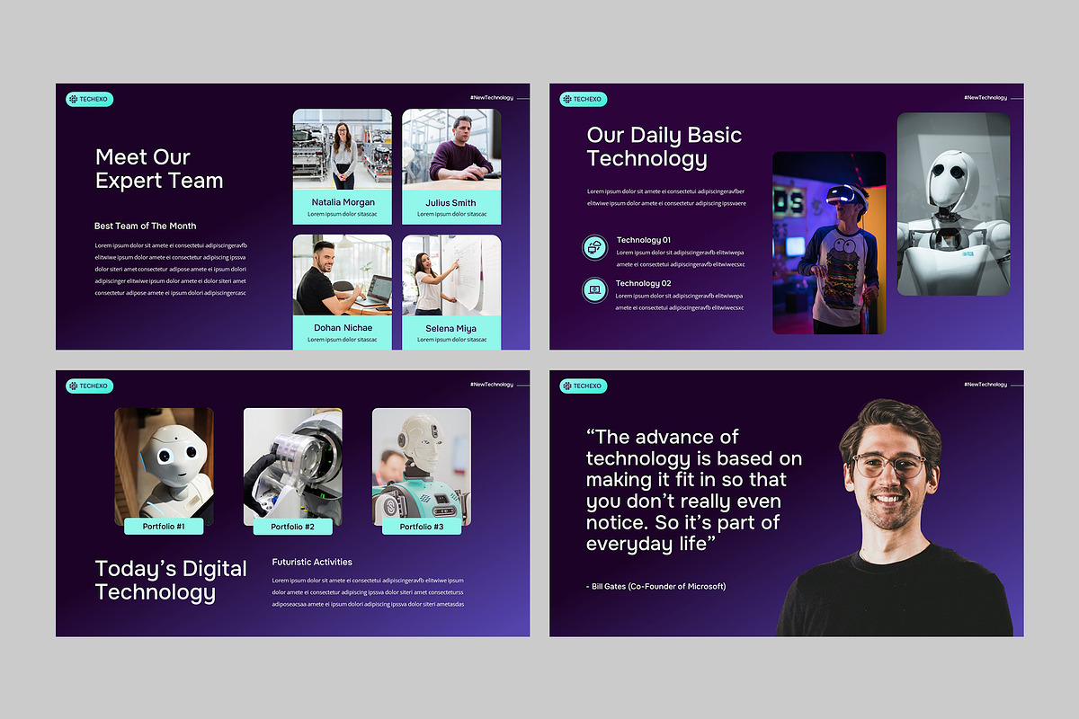 TECHEXO - AI Technology Keynote, a Presentation Template by rgbryand (Photo 3 of 9)