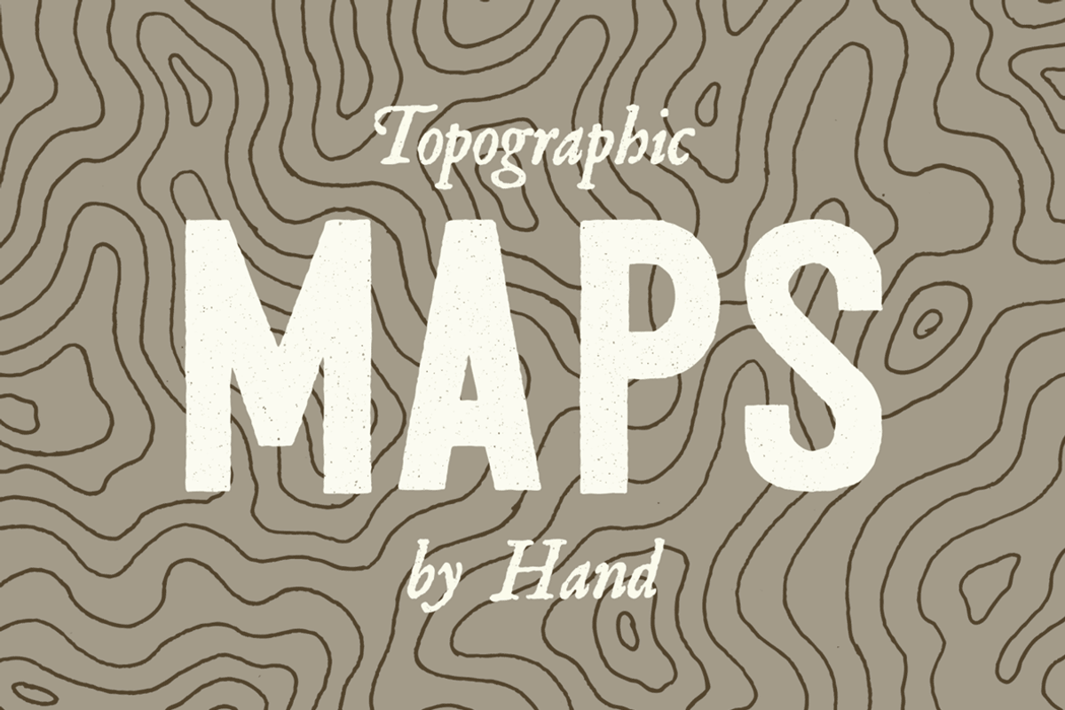 3 Topographic Elevation Maps