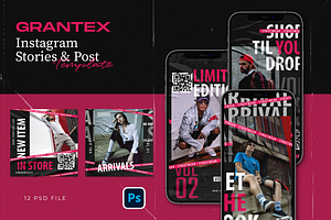 Fashion Instagram Template - Grantex