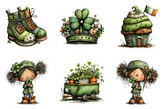 whimsical st patricks day, an Illustration by CreationArt (Thumbnail 3 of 5)