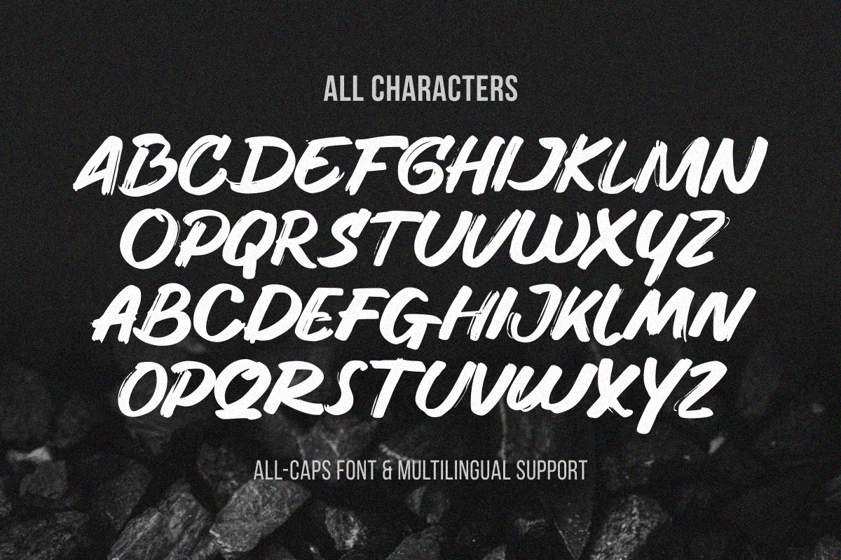 Hunger - Handwritten Brush Font, a Font by Sensatype (Photo 7 of 8)