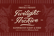 Twilight Archive Romantic Font Duo, a Serif Font by Letterhend Studio (Thumbnail 1 of 10)