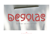 Degolas Font, a Sans Serif Font by madeDeduk (Thumbnail 1 of 10)
