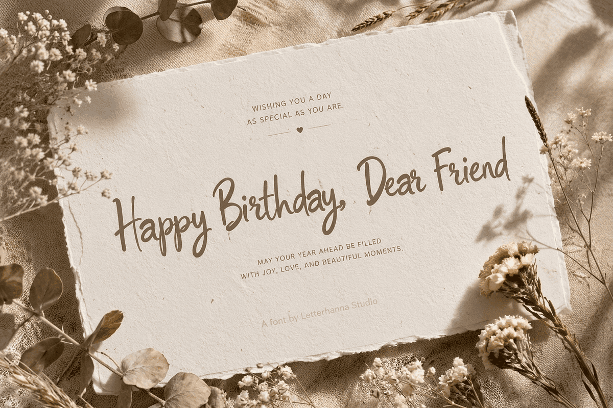 Swiftbloom Casual Handwritten, a Handwritten Font by Letterhanna Studio (Photo 7 of 9)
