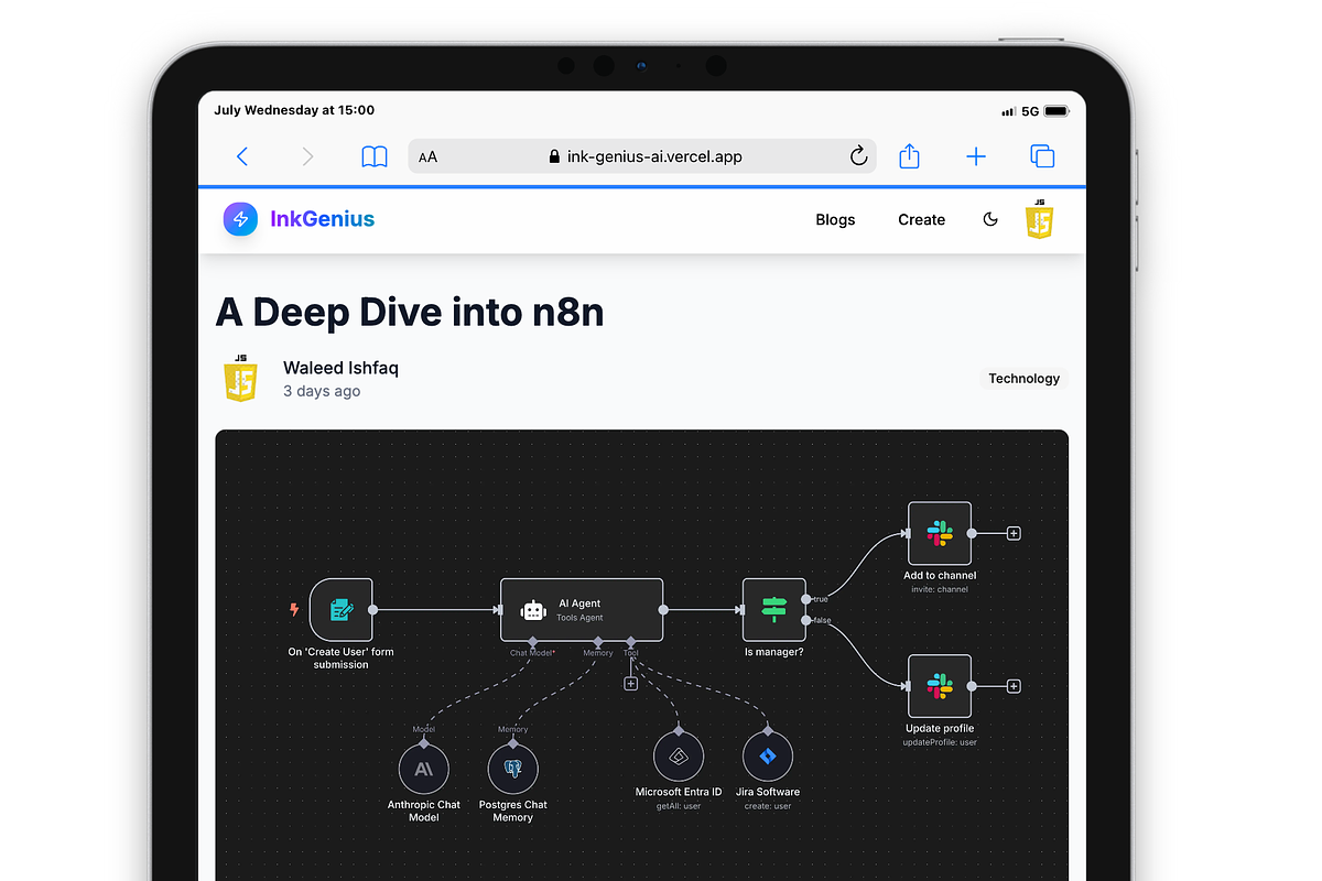 AI Blog Platform - InkGenius, an App Template by Waleed Codes (Photo 31 of 31)