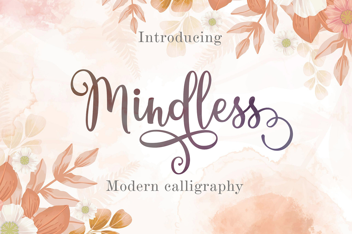 Mindless, a Script Font by Amarlettering (Photo 1 of 5)