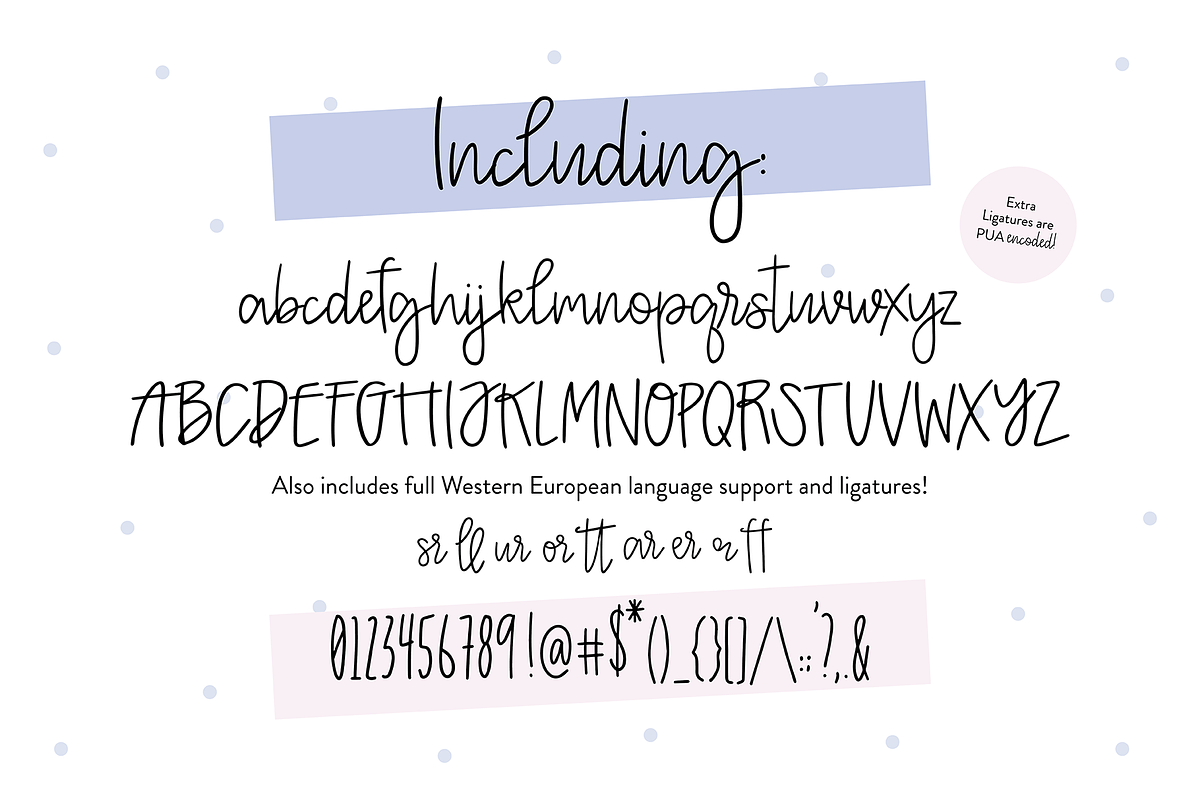 Bold Script Font Bundle of 4 preview 6