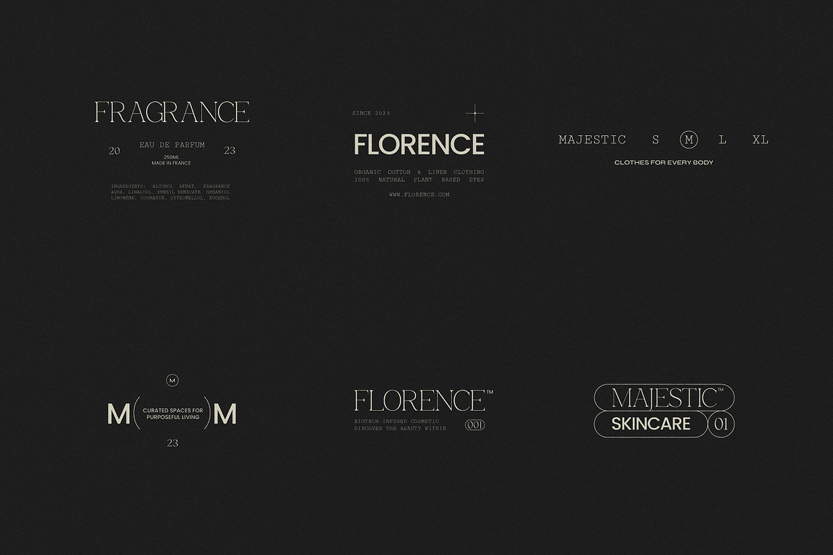 Florence Logo Kit | Logos Ai Eps Psd, a Branding & Logo Template by Feel This (Photo 6 of 11)