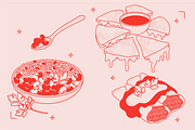 MEXICAN FOOD VECTOR ILLUSTRATIONS, a Food Illustration by TheFoodAtlas (Thumbnail 14 of 16)