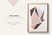 Rose Gold Pigmented Paper, a Texture Graphic by Desiree Lange (Thumbnail 2 of 4)