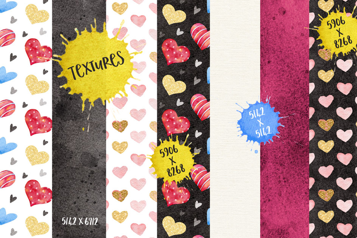 Valentine's Day Graphics Set, an Animal Illustration by Eva Katerina (Photo 5 of 6)