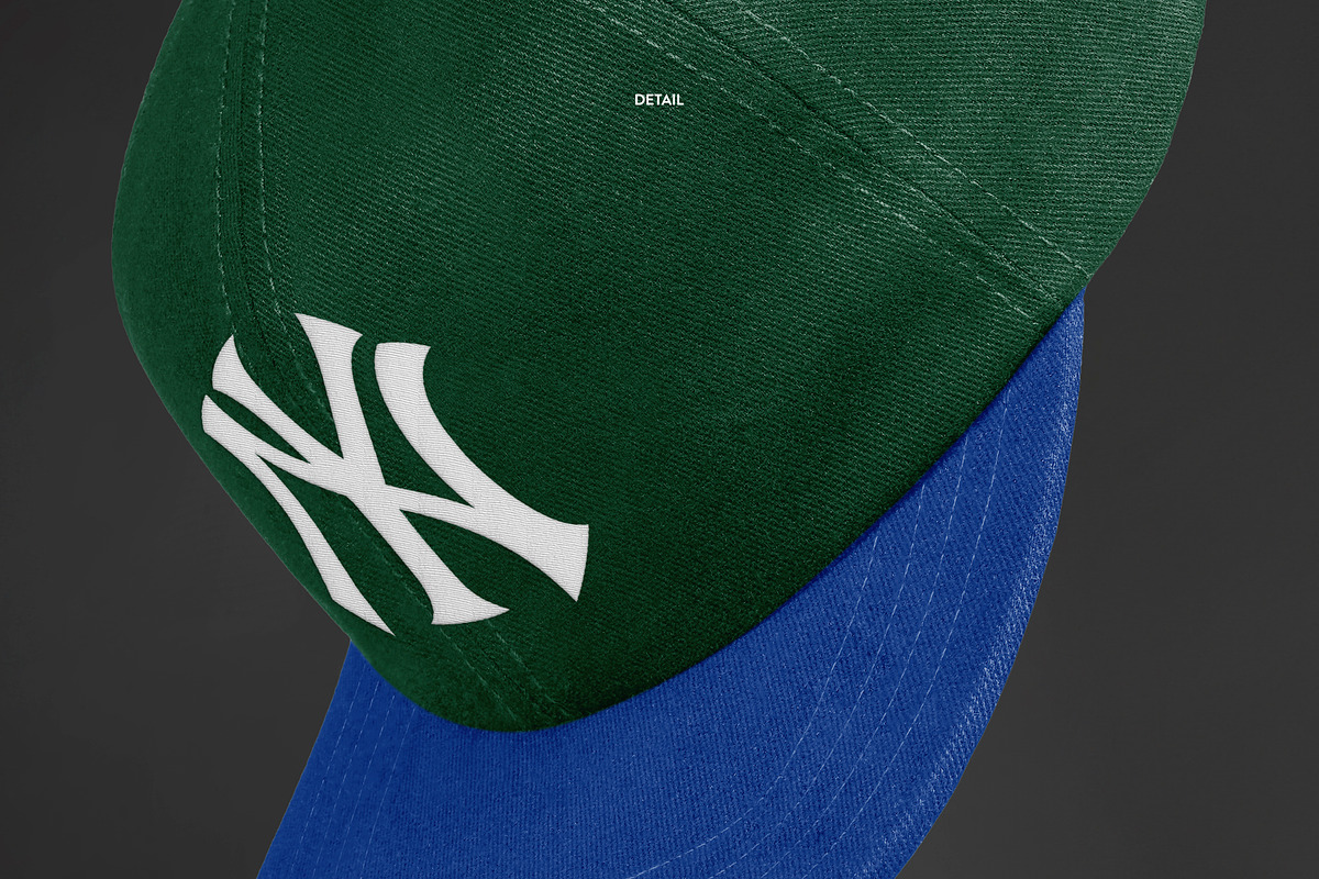 Realistic Floating Snapback Mockup, a Hat Mockup by Uncentrifuged Pressure (Photo 9 of 9)