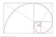 Fibonacci golden ratio, vector, a Graphic by Illustree (Thumbnail 2 of 2)