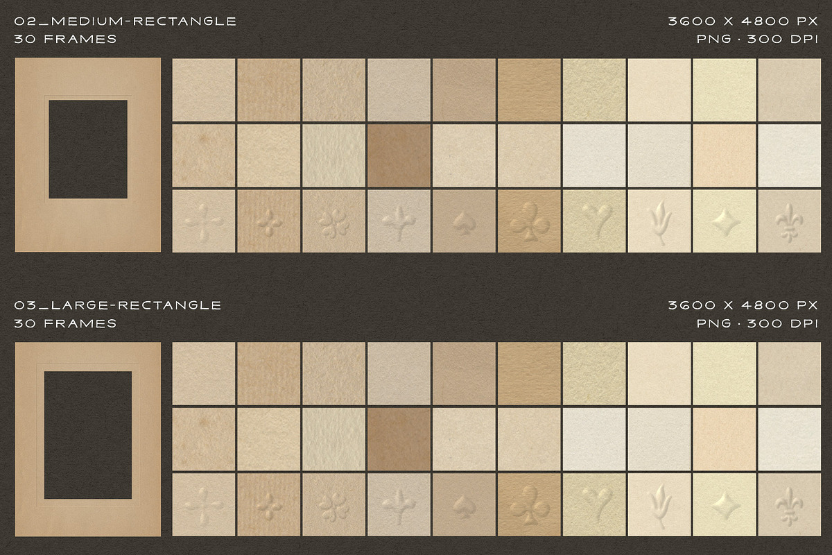 Fenestra - Vintage Paper Frames, a Texture Graphic by alonahaidash (Photo 15 of 17)