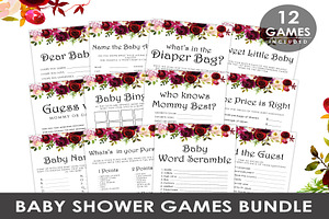 Printable Baby Shower Games