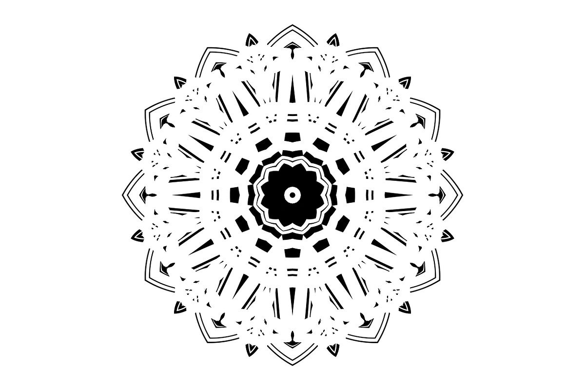 Elegant Mandala Line Art Collection, a Decorative Illustration by NJ Himel (Photo 44 of 101)
