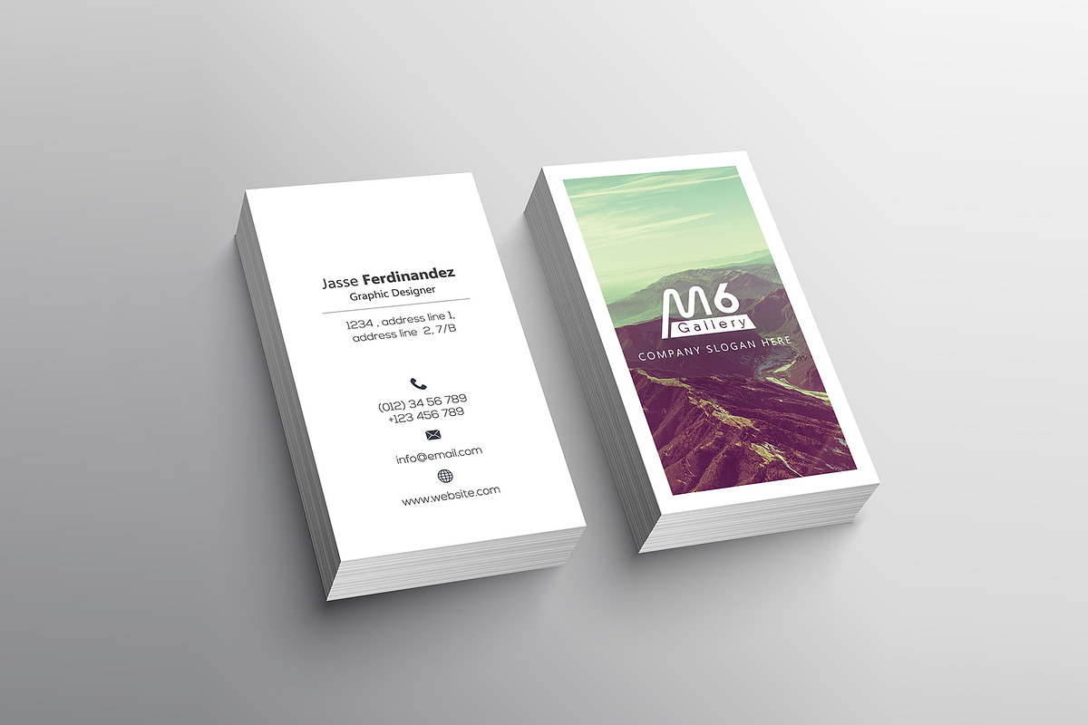Unique 50 Business Card Bundle, a Business Card Template by M6 Gallery (Photo 106 of 151)