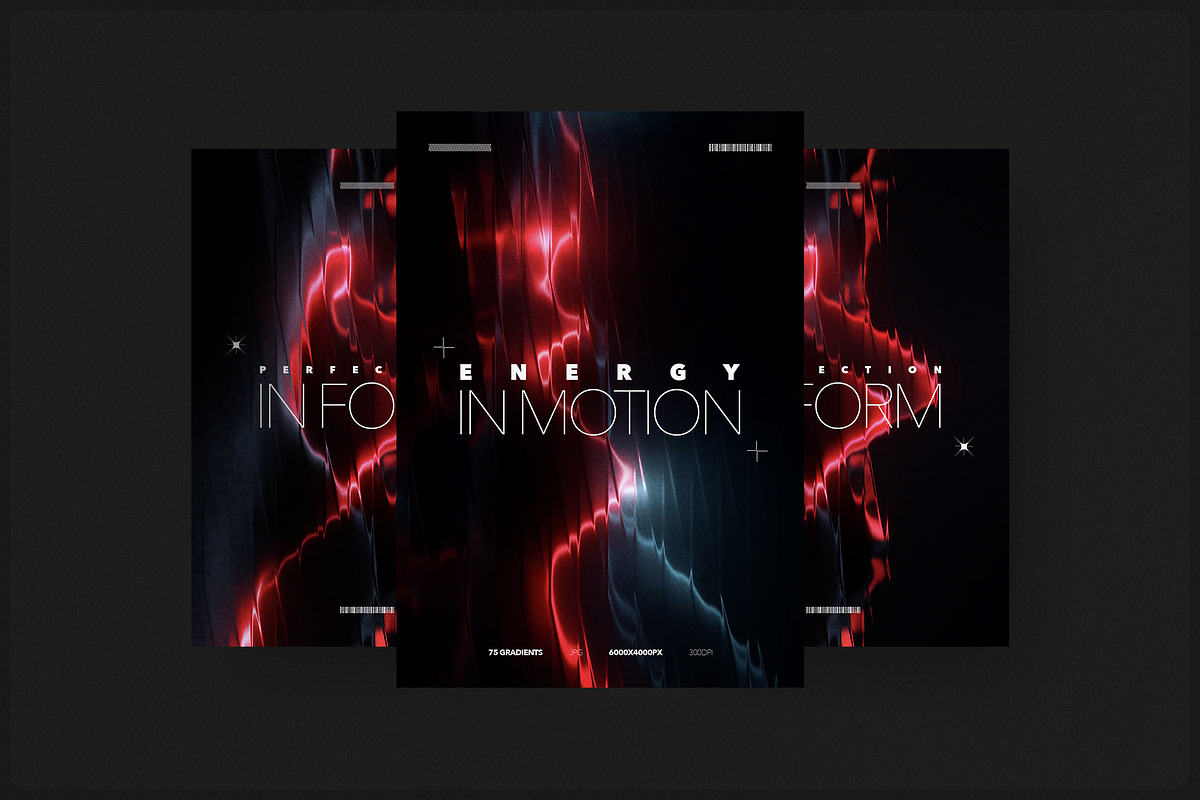 Neon Red Abstract Gradients, a Background Graphic by Milka (Photo 3 of 10)