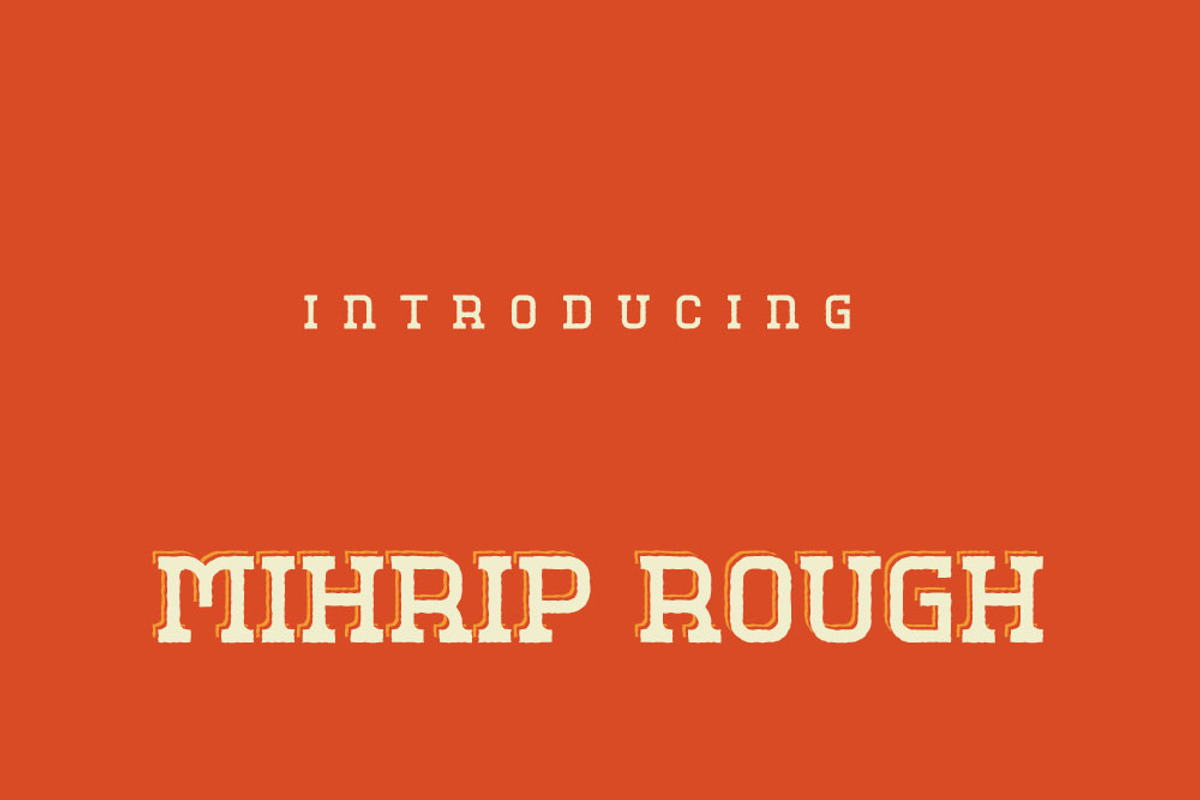 Mihrip Rough, a Sans Serif Font by lelevien (Photo 2 of 5)