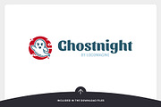 Ghost Night Logo Template, a Branding & Logo Template by LOGOMAGINE (Thumbnail 12 of 16)