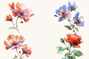Whimsical Spring Flower Clipart, an Object Illustration by Design Scotch (Thumbnail 6 of 9)