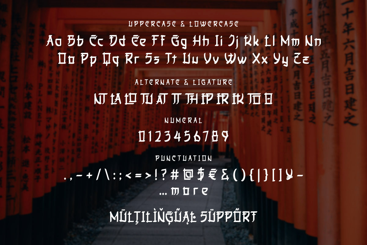Shirouga - Display Japanese Font, a Handwritten Font by twinstd (Photo 6 of 9)