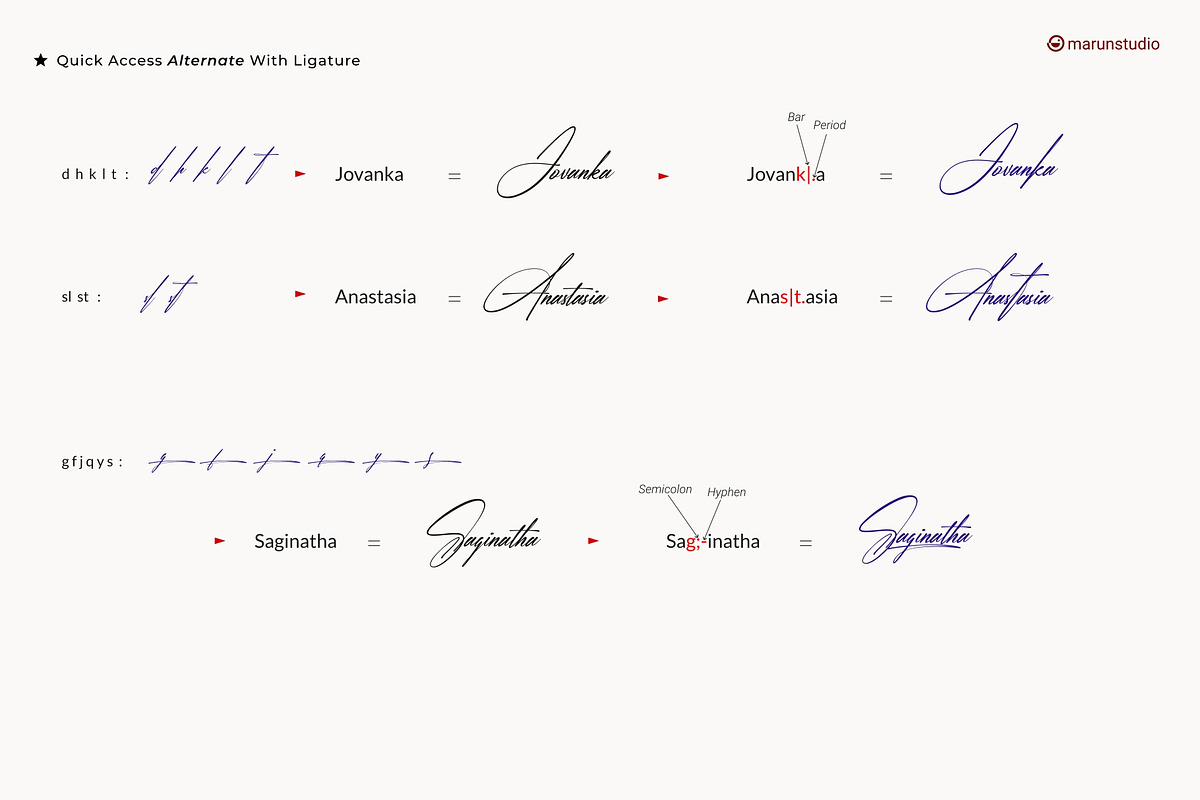 Saginatha - Signature font, a Handwritten Font by Dewan Type (Photo 11 of 14)
