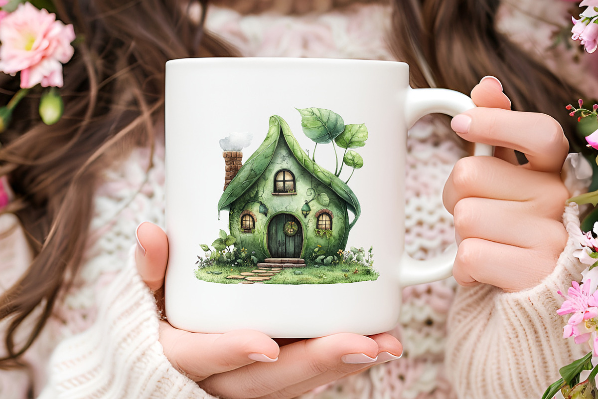 Enchanted Fairy House Clipart Png, an Illustration by RobertsArt (Photo 2 of 7)
