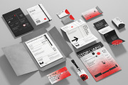 Modern Stationery Branding Mockup, an Advertising Mockup by East Gallery (Thumbnail 11 of 15)