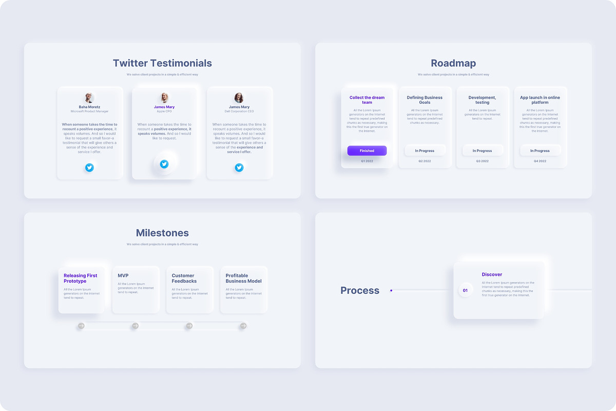 Neumorphic Presentation Template, a Presentation Template by TemplateZuu (Photo 31 of 48)