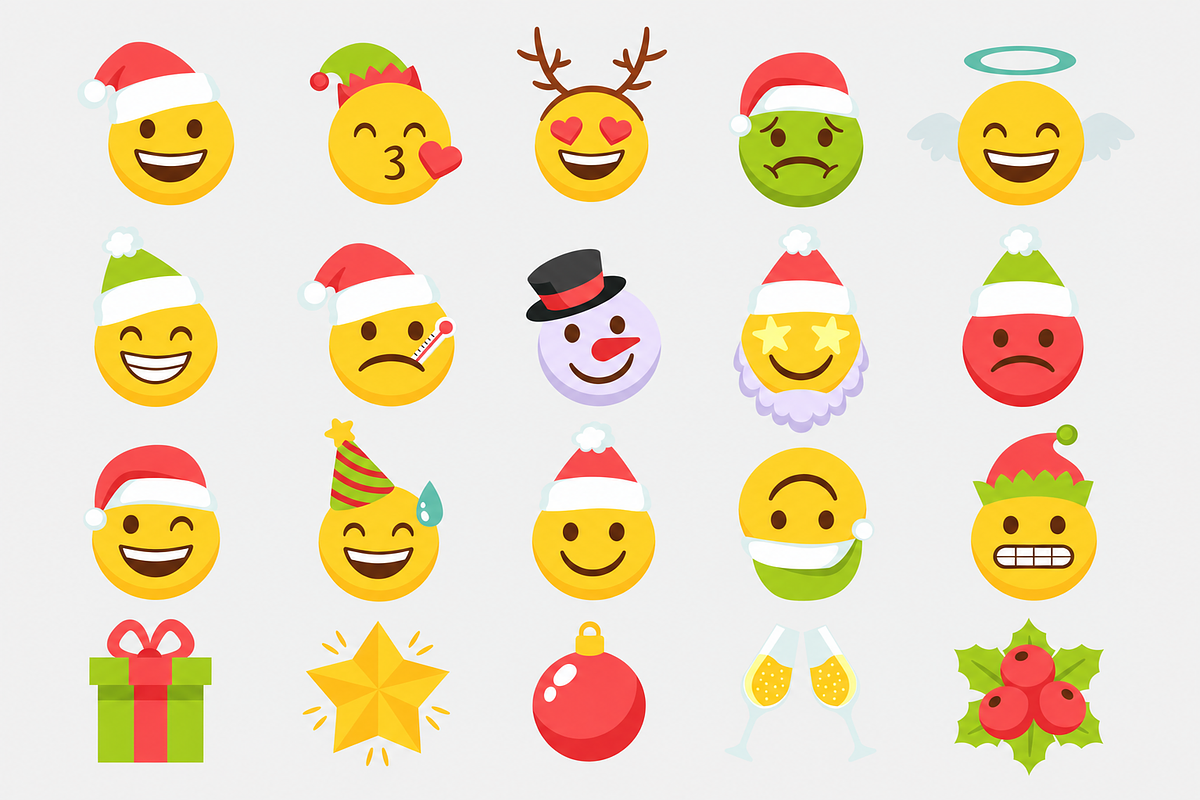 Xmas Icons Clipart | 100% Hand Drawn, a Seasonal Illustration by Anna Studio (Photo 9 of 11)