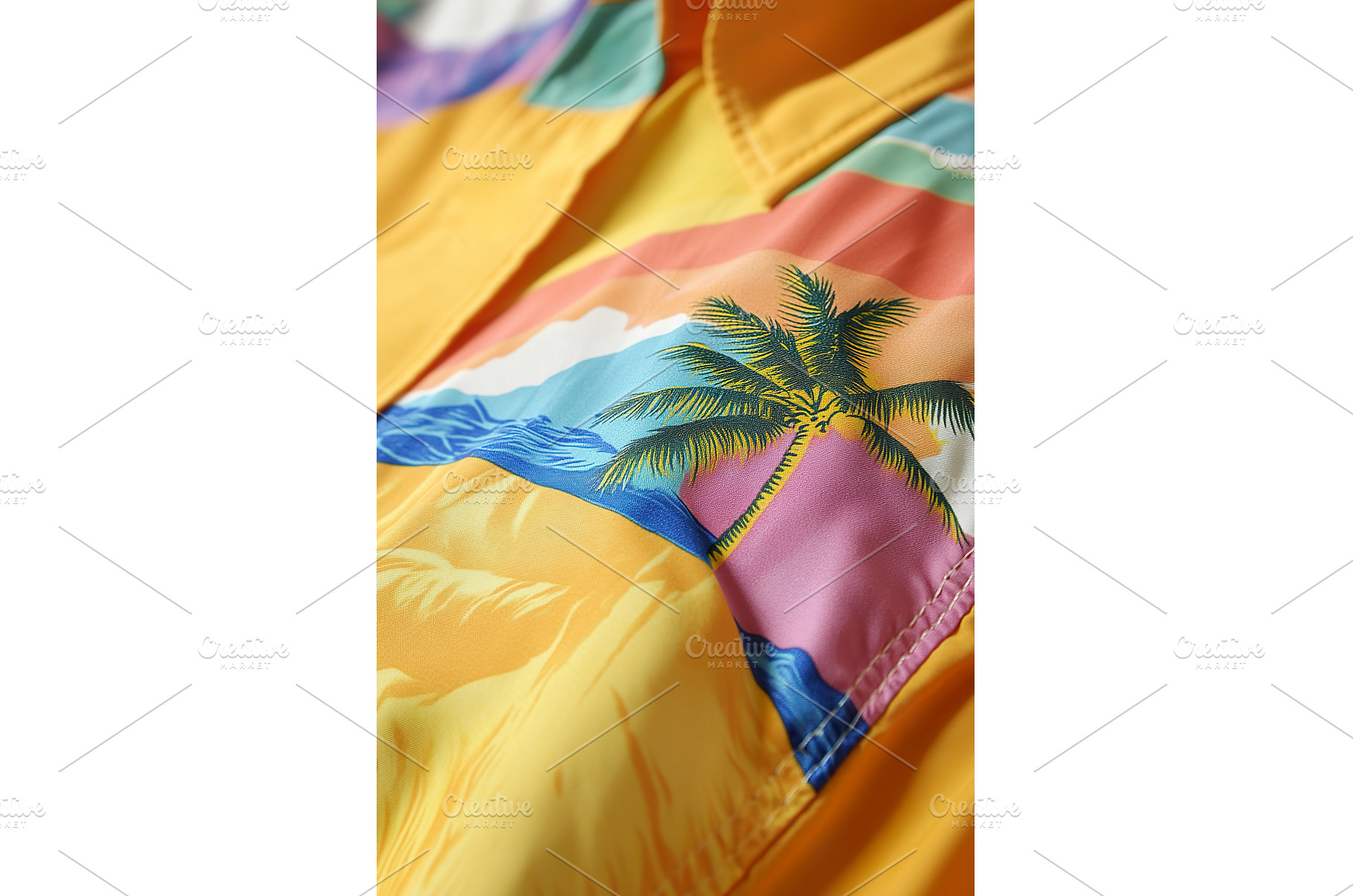 Bold tropical prints on shirt for, a Beauty & Fashion Photo by Lermont51