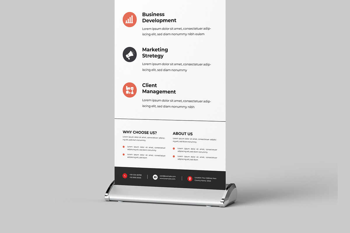 Digital Marketing Roll Up Banner preview 3