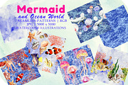 Mermaid and Ocean World, an Illustration by Nadiia Hanina (Thumbnail 7 of 9)