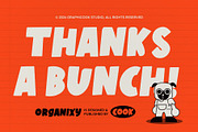 Organixy, a Sans Serif Font by graphicook (Thumbnail 10 of 10)