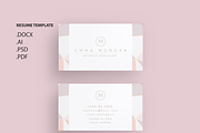 Pack Resume and Card Template / M, a Resume Template by Showy68 Template (Thumbnail 5 of 8)